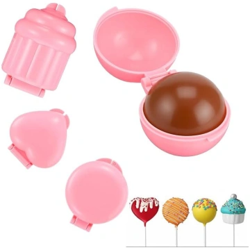 4 veidņu komplekts Cake Pop Moulds, 4 veidnes, Cak
