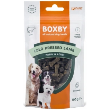 BOXBY COLD PRESED LAMB TREAT 100G - AUKSTĀS PRESEŠ