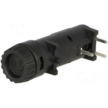 Fuse holder | cylindrical fuses | Mounting: THT | 