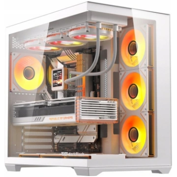 DarkFlash C280 computer case (white) + 7 fans (471