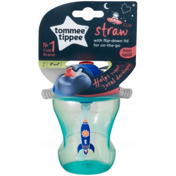 Tommee Tippee_straw Cup Krūze Neizšļakstīts Ar Sal