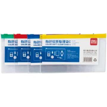 *Mape ar rāvējslēdzēju Deli A6, zip, 0.17mm DE9552