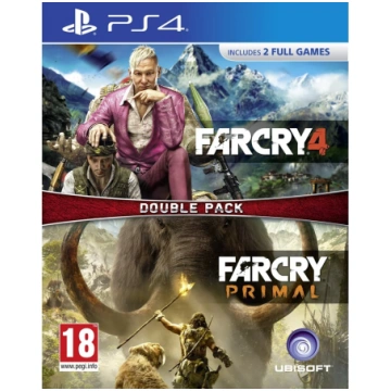 Far Cry Primal un Far Cry 4 dubultpakete PS4 Coope