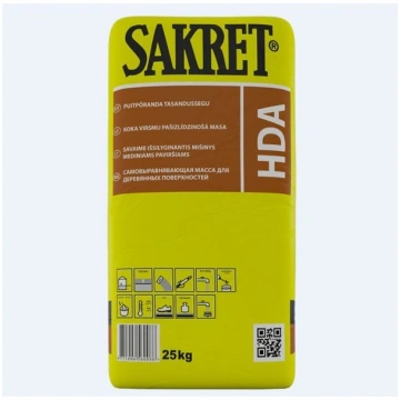 SAKRET HDA Ātri Cietējoša pašizlīdzinošā masa koka