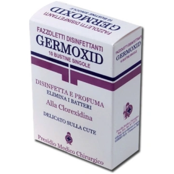 GERMOXID salvetes - kaste ar 10 salvetēm