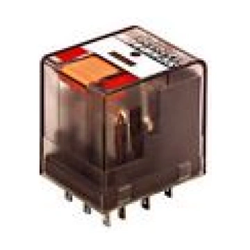 Plug-in Relay 8 pin 2 C/O 24VDC 12A Schrack Techni