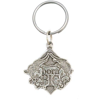Born Big Pendant - Sterling Silver - Key Chain