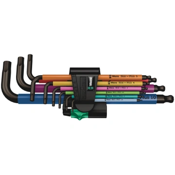 WERA Set of 9 Allen keys 950 SPKL/9 SM N Multicolo