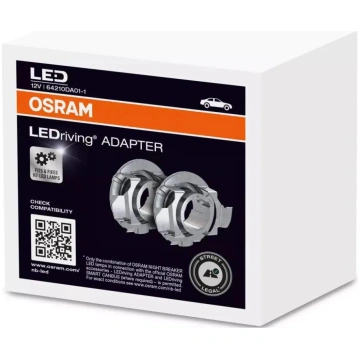 KOMPLEKTS 2x LEDriving Pārveidotājs/Adapteris H7 -