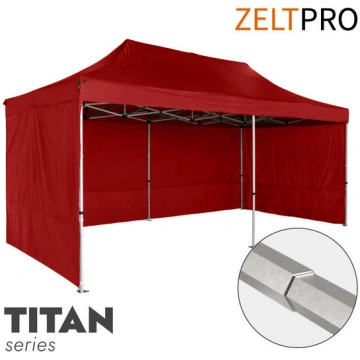 Tirdzniecības telts 4x8 Sarkana Zeltpro TITAN