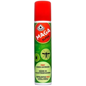 Repelents odiem un ērcēm „MAGA Super”, 100ml (Kvad