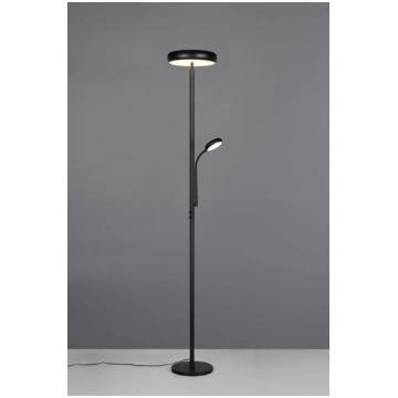 Trio Palermo LED stāvlampa matt black with reading