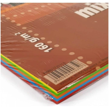 Krāsains kartons Kreska A4, 160g/m², 50 loksnes, a