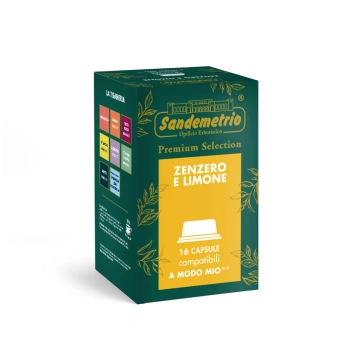 Capsules Sandemetrio Infusion Gingembre et Citron 