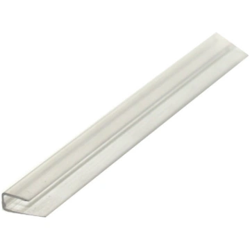 Polikarbonāta nobeiguma U-profils 10mm 2.1m caursp