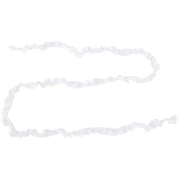 Elastīga kokvilnas mežģīņu lente, 1,5 cm plata, mī