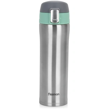 Termokrūze 450 ml, ZAĻA (nerūsējošais tērauds) Fis