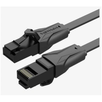 PATCH CABLE CAT.6 UTP/3M BLACK IBABI VENTION | IBA