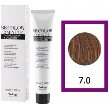 BE HAIR Be Color bez amonjaka matu krāsa 7.0 - 100