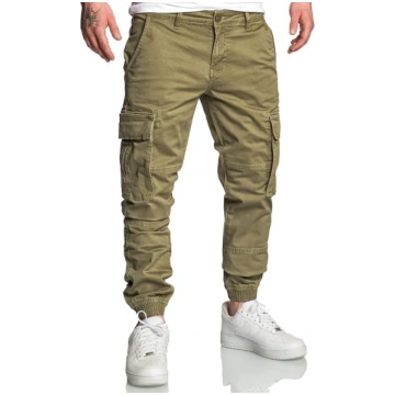 REPUBLIX R7020 Vīriešu Jogger Cargo Chino džinsu b