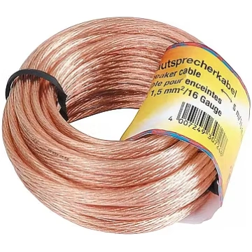 Hama Hama Loudspeaker cable, 2 x 1,5 mm, 10 m, cop