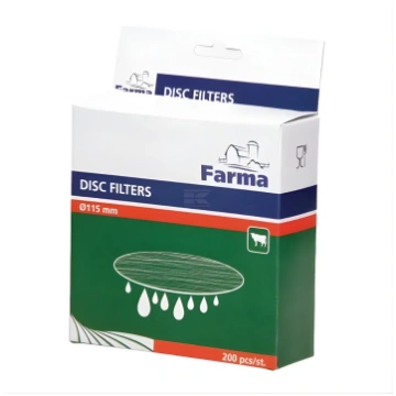 Piena filtri apaļie 115 mm Farma 200 gab