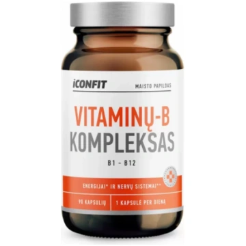 Iconfit B- Complex Supplement B vitamīnu komplekss