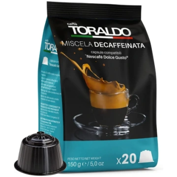 *20 Capsule Dolce Gusto Toraldo Miscela Decaffeina