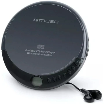 Portatīvais CD atskaņotājs muse M-900 DM — melns, 