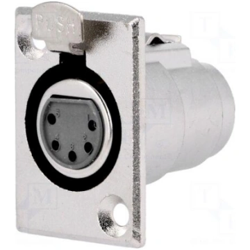 Socket | XLR | female | PIN: 5 | soldering | Case: