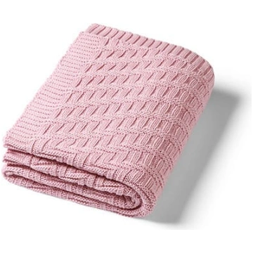 Babyono adīta kokvilnas sega Pink, 1647/01 ART#150