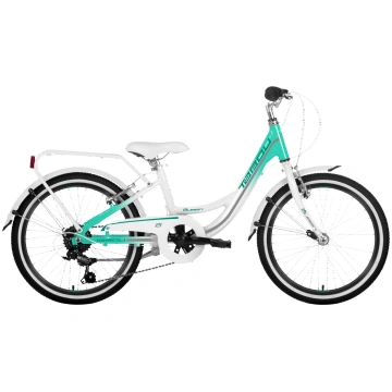 Bērnu velosipēds TABOU Queen 20, white-mint 590425