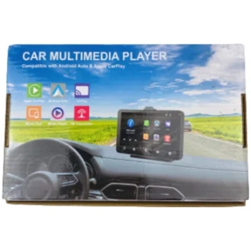 7 collu skārienekrāna automašīnas radio ar CarPlay