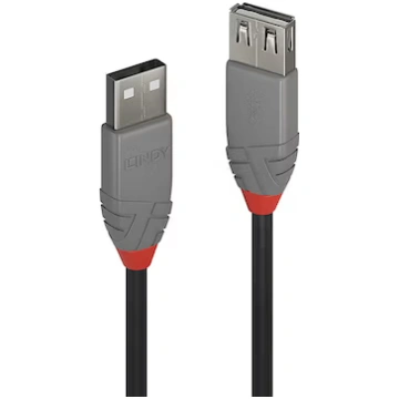 Lindy USB-A extension cable Anthra Line - 2 m (367