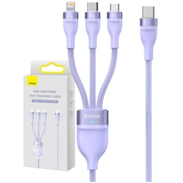 Baseus Flash Series 2 3-in-1 USB kabelis USB-C + m