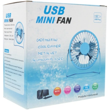 Galda ventilators USB Mini Fan YR-F001, 2.5 W