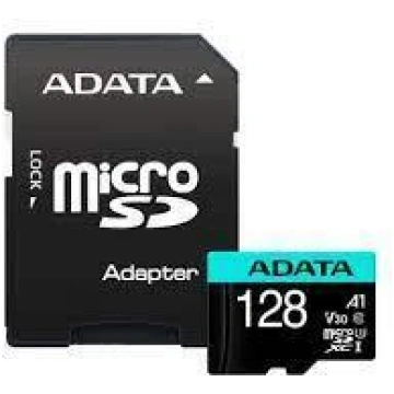 Adata ATMIŅA MICRO SDXC 128GB W/AD./AUSDX128GUI3V3