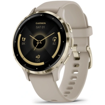 Garmin Venu 3S GPS Smartwatch Ivory/ Gold