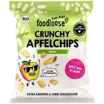 Ābolu čipsi BIO 16g Foodlose