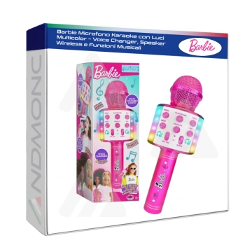 Barbie Microfono Karaoke con Luci Multicolor - Voi