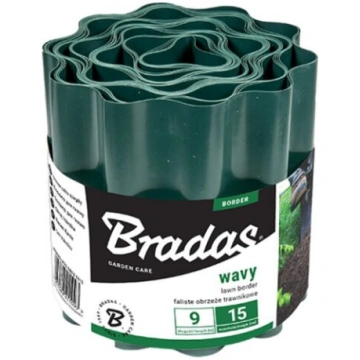 Viļņots zāliena žogs Brad 15x900 cm Bradas