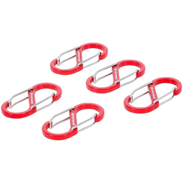 DOUBLE SNAP HOOK ASSORTMENT | ALUMINIUM | 5 PCS. (