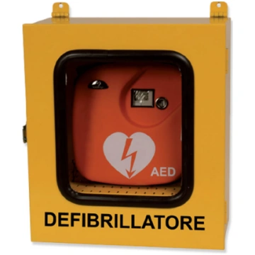 Defibrilatora skapis ar termoregulēšanas sistēmu u