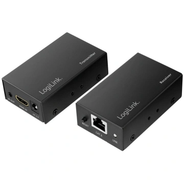 HDMI extender; DC socket,HDMI socket,RJ45 socket; 
